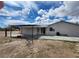 Backyard showing a covered patio area with house at 781 Buol Rd, Pahrump, NV 89048
