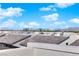 Expansive city view from a rooftop, overlooking the urban skyline and distant mountain range at 8178 Eaton Hill St, Las Vegas, NV 89113