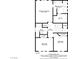 Third floor plan featuring primary bedroom with walk-in closet, bathroom, and additional bedrooms at 8178 Eaton Hill St, Las Vegas, NV 89113