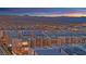 Picturesque night view capturing the neighborhood's layout and the tranquil beauty of the distant mountains at 8178 Eaton Hill St, Las Vegas, NV 89113