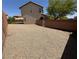 Large and open backyard is ready for your custom landscaping and outdoor design at 8682 Gateway Glen Dr, Las Vegas, NV 89178