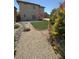 Backyard landscaping at 8682 Gateway Glen Dr, Las Vegas, NV 89178