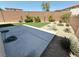 Backyard landscaping with turf at 8682 Gateway Glen Dr, Las Vegas, NV 89178