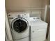 Convenient laundry area with modern washer and dryer at 8682 Gateway Glen Dr, Las Vegas, NV 89178