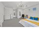 Bright bedroom with contemporary lighting at 881 Barrhead Ave, Henderson, NV 89012
