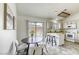 Eat-in kitchen with backyard access and breakfast bar seating at 1012 Winwood St, Las Vegas, NV 89108