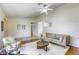 Open living room with vaulted ceiling and seamless flow to other rooms at 1012 Winwood St, Las Vegas, NV 89108