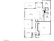 First floor floor plan showing the layout of the home at 10297 Sierra Skye Ave, Las Vegas, NV 89166