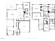 Detailed floor plan of a two-story house, showing the room dimensions at 10297 Sierra Skye Ave, Las Vegas, NV 89166