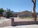 Charming single-story home with brick accents and low-maintenance landscaping, offering curb appeal at 109 Prince Ln, Las Vegas, NV 89110