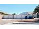 Lot featuring a fence with mountain views under a clear blue sky at 1860 Banaba Ln, Las Vegas, NV 89156