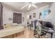 Standard bedroom includes ceiling fan, and ample room for a bed and desk at 201 Cervantes St, Las Vegas, NV 89101