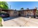 Charming single-story home with stone and brick accents, plus a covered parking area in front at 201 Cervantes St, Las Vegas, NV 89101