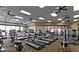 Community gym with a variety of exercise equipment, including treadmills, weights, and elliptical machines at 2413 Mourning Warbler Ave, North Las Vegas, NV 89084
