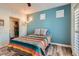 Cozy bedroom with stylish decor, natural light and convenient closet space at 251 S Green Valley Pkwy # 2821, Henderson, NV 89012