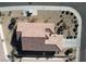 Aerial view of the house, showing the roof and surrounding landscaping at 2538 Capella Star St, Henderson, NV 89044