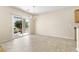 Open dining area with view of the backyard from the sliding glass doors at 2538 Capella Star St, Henderson, NV 89044