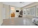 Bedroom features sitting area with tile flooring and neutral paint at 2601 Harrisburg Ave, Henderson, NV 89052