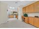 Spacious kitchen with a breakfast bar, and a built-in desk area at 2601 Harrisburg Ave, Henderson, NV 89052