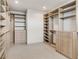 Spacious walk-in closet with custom shelving and drawers at 3510 Cosima Ln, Las Vegas, NV 89120