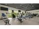 Community gym with modern exercise equipment and floor to ceiling windows for scenic views at 4360 E Brusca Way, Pahrump, NV 89061