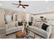 Spacious living room with comfortable seating, an open layout, and elegant decor at 4360 E Brusca Way, Pahrump, NV 89061