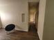 Hallway featuring an open design with modern wood floors at 4730 E Craig Rd # 1106, Las Vegas, NV 89115
