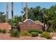 Landscaped community sign for Los Prados a Golf Community & Country Club at 4904 Wiltondale Way, Las Vegas, NV 89130