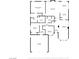 Detailed floor plan layout showing bedrooms, bathrooms, kitchen, living spaces, and garage for overall home design at 4904 Wiltondale Way, Las Vegas, NV 89130