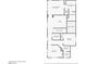 Second story floor plan featuring primary bedroom, loft, bedrooms, bathrooms and laundry room at 5255 Peak Rock Ct, Las Vegas, NV 89141