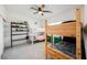 Bedroom with ceiling fan and bunk beds perfect for  at 7002 Fossil Rim St, North Las Vegas, NV 89084