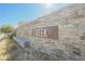 Beautiful Stone Creek community sign made of stone at 7002 Fossil Rim St, North Las Vegas, NV 89084