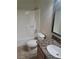 Cozy bathroom featuring a granite countertop vanity, toilet and shower tub at 7730 Secret Shore Dr # 207, Las Vegas, NV 89128