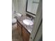 Bathroom features a granite countertop, a modern sink, and a shower/tub combination at 7730 Secret Shore Dr # 207, Las Vegas, NV 89128