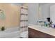 Cozy bathroom with a shower-tub combo at 8255 Las Vegas Blvd Blvd # 719, Las Vegas, NV 89123