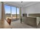 Bedroom with large windows and a view, with neutral decor at 8255 Las Vegas Blvd Blvd # 719, Las Vegas, NV 89123