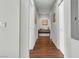 Bright hallway with hardwood floors and stylish console table at 8255 Las Vegas Blvd Blvd # 719, Las Vegas, NV 89123