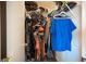 Walk-in closet with wire shelving and hanging rods providing ample storage space at 9322 Straw Hays St # 103, Las Vegas, NV 89178
