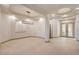 Dining area featuring tile flooring, modern lighting, and an open floor plan at 9921 Mirada Dr, Las Vegas, NV 89144