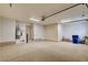 Clean and spacious garage with epoxy flooring at 9921 Mirada Dr, Las Vegas, NV 89144