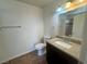 Bathroom featuring a toilet and vanity with granite countertop at 1505 Frank Aved St # 101, Las Vegas, NV 89110