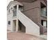 Apartment exterior features a private entrance and a stairwell at 1505 Frank Aved St # 101, Las Vegas, NV 89110