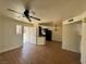 View of front door, tile floors and entry to kitchen with stainless appliances at 1505 Frank Aved St # 101, Las Vegas, NV 89110