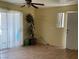 Bright living room with sliding door access to the outside and neutral walls at 1505 Frank Aved St # 101, Las Vegas, NV 89110
