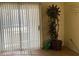 Sliding door to the outside with vertical blinds at 1505 Frank Aved St # 101, Las Vegas, NV 89110