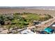 Aerial view showing baseball field next to a condo with a gazebo at 1928 Las Palmas Ln # 228, Laughlin, NV 89029