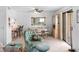 Cozy living room with fireplace, blending seamlessly into dining area with modern furnishings and natural light at 1928 Las Palmas Ln # 228, Laughlin, NV 89029