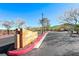 Community entrance with clear signage and well-maintained landscaping at 2114 Twin Falls Dr, Henderson, NV 89044