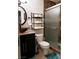 Cozy bathroom with tiled shower and modern fixtures at 266 Lyra Ln, Las Vegas, NV 89110