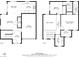 Detailed floor plan showcasing the layout of the house with labeled rooms and dimensions of each room at 2837 Canonero St, Las Vegas, NV 89142